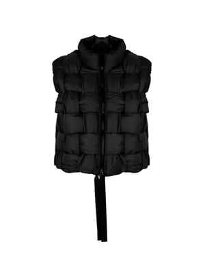 La Haine Inside Us Sin mangas Down Vest Unisex de mujer negro