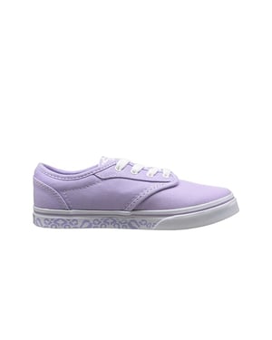 Vans Atwood Low Lace-Up Purple Canvas Kids Plimsolls SEGAUY
