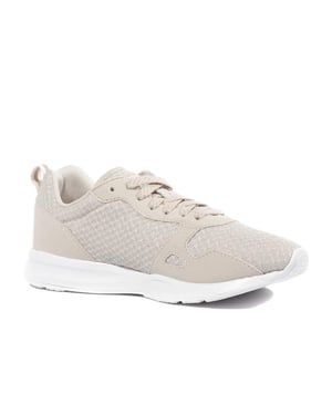 Le Coq Sportif LCS R600 Femenino Mesh Womens Beige Entrenadores