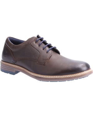 Zapatos de cuero marrones de cordones para hombre Hush Puppies Julian
