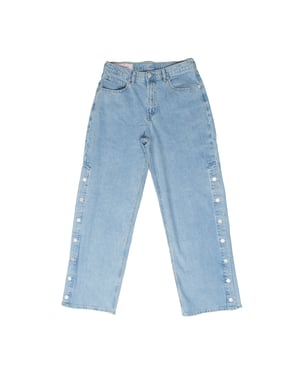 Pantalones vaqueros wide leg 601168 mujer