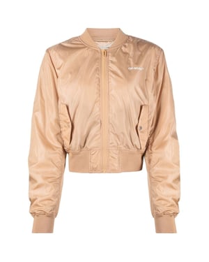 Chaqueta bomber marron claro Diag de Off-White