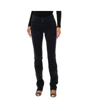Pantalones largos de tejido elástico 6Y5J75-5N22Z mujer
