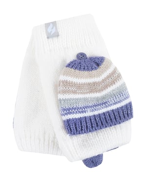 Guantes Convertidores de Calor Estilo Bronte para Mujer