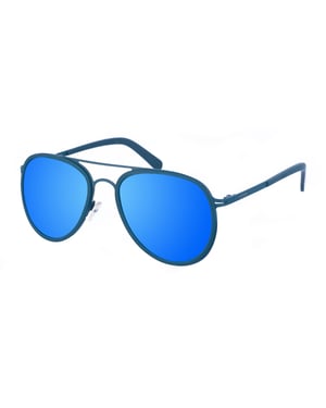 Gafas de sol de metal con forma ovalada Cameron unisex