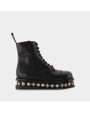 Aj1287 Botas - Toga Pulla - Piel - Negro