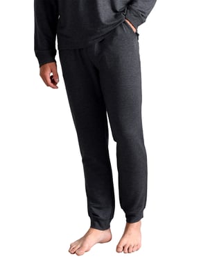 Pantalones de pijama para hombre Ted Baker | Pantalones de pijama largos transpirables y casuales con bolsillos - Charcoal