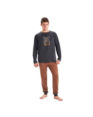 Pijama de Invierno manga larga cuello redondo MU1 hombre