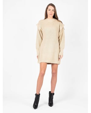 Vestido Silvian Heach Mujer Beige
