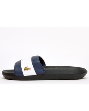 Lacoste Croco Slide 120 3 Sliders de la Marina de las Mujeres