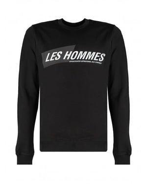Les Hommes Sudadera Hombre Negro