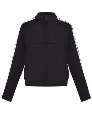 Chaqueta negra de corte deportivo Dean con mangas selladas de Dsquared2