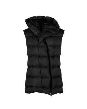 La Haine Inside Us Sin mangas Down Vest Unisex de mujer negro