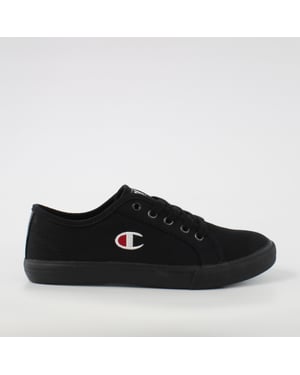 Campeón Huntington Kids Black Plimsolls