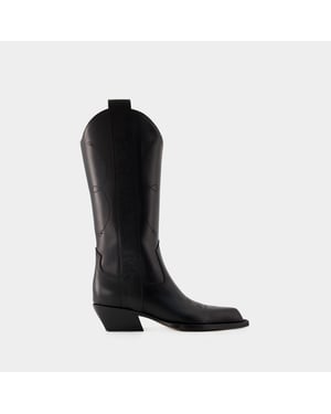 Para Botas de senderismo - Off White - Piel - Negro