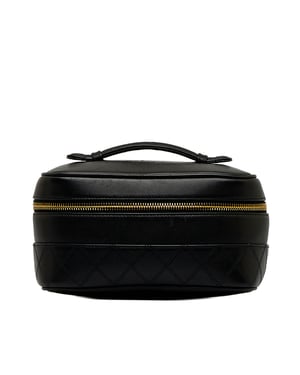 Bolso de Tocador Vintage Chanel CC Negro