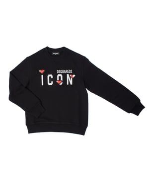 Sudadera Cuello Redondo Icon DQ2033D0-09BDQ Niña