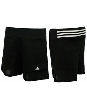 Icono adidas pantalones cortos negros para mujer