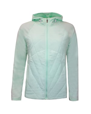 Under Armour Womens Sprint Chaqueta híbrida con cremallera con capucha Top 1350784 403