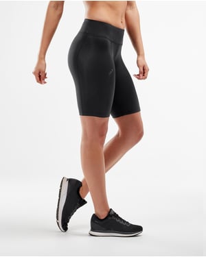 2XU Compresión de movimiento Shorts negros para mujeres