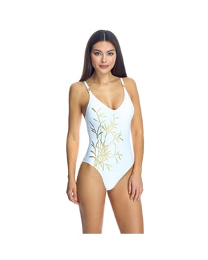 Bañador escote en pico W241515 mujer