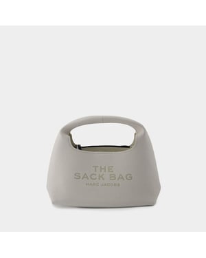 Bolso de mano The Mini Sack - Marc Jacobs - Piel - Blanco
