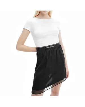 Bata clásica dorada de Calvin Klein para mujer