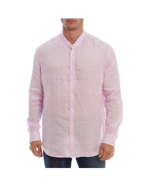 Camisa de lino manga larga 51SMGL hombre