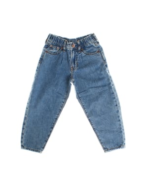Jeans vaqueros barrel tiro alto 725740 niña