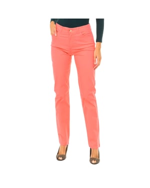 Pantalones largos de tejido elástico 3Y5J18-5NZXZ mujer
