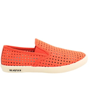 Seavees Baja Portal Zapatillas de Mujer Naranjas