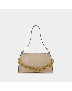 Bolso Kesme de piel marfil