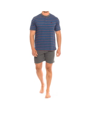 Pijama de hombre KL30000 Ropa de dormir cómoda de algodón. Pijama de verano dos piezas. Conjunto de pijama para Hombre