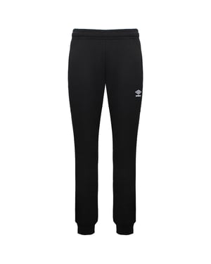 Pantalones de vía negras para hombre de vellón umbro cónico