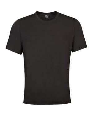 Camiseta Térmica de Manga Corta Transpirable para Hombre - Negra