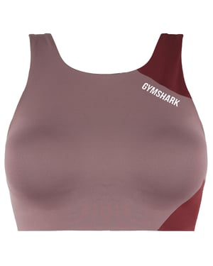 Gymshark euforia para mujer rosa tope sujetador deportivo