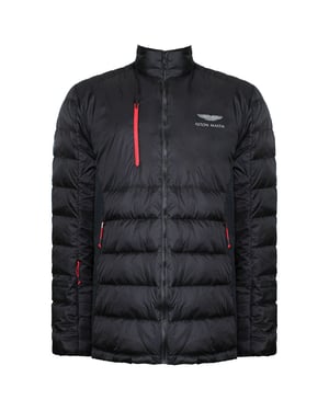 Hackett Aston Martin Apex Chaqueta Moto Negra Hombre