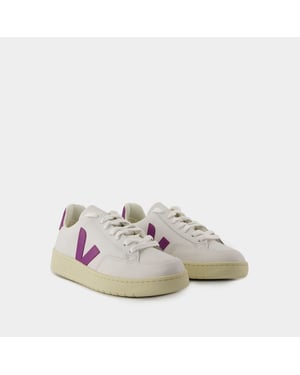 Zapatillas V-12 - Veja - Piel - Blanco Cosmos