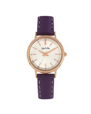 Reloj Sophie & Freda Berlin con correa de cuero