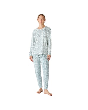 Pijama invierno manga larga terciopelo JJBEP1000 mujer