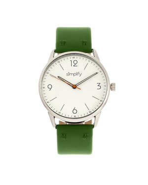 Simplify El Reloj de Correa de Cuero 6300