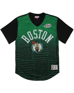 Camiseta de malla para hombres ganadores de Mitchell & Ness Boston Celtics