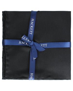 Hackett London Pañuelos de Satén Negro para Hombre