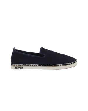 Seavees Ocean Park Slip-On Blue Leede Cuero para mujer alpargatas