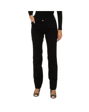 Pantalones largos de tejido elástico 6Y5J85-5DXIZ mujer