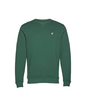 Jersey verde oscuro con la marca Lyle & Scott