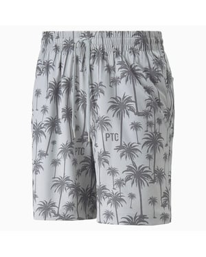 PUMA X PTC Palm Tree Crew Mens Grey Golf Shorts