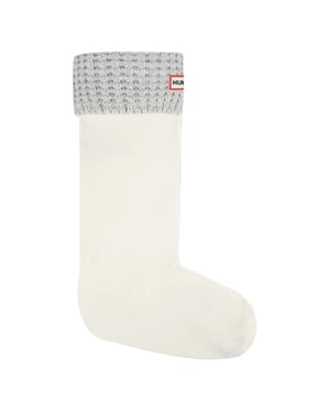 Calcetines de bota Hunter Waffle Beige para hombre