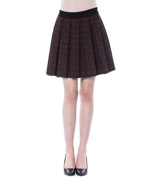 Falda de algodón marrón BYBLOS para mujer
