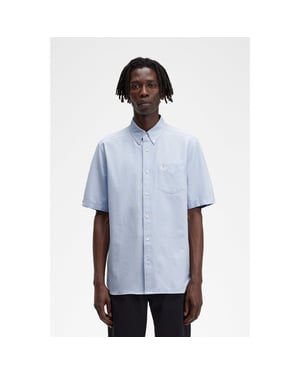 Camisa de Oxford de Manga Corta para Hombre Fred Perry